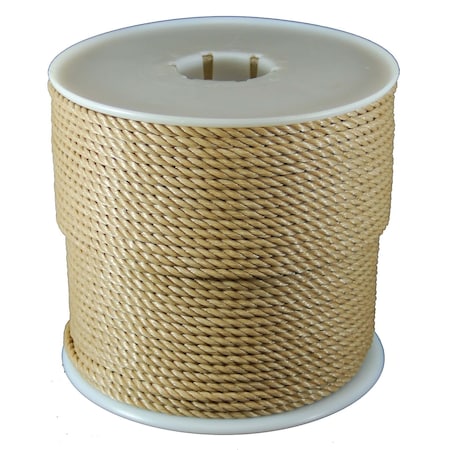 T.W. Evans Cordage Co. 5/16. x 600 ft. Twisted Polypro Rope Brown 43715